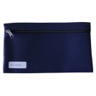 SCHOOLETUI MET RITS 15X26CM SKAI DONKERBLAUW