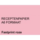 RECEPTPAPIER FASTPRINT A6 80GR ROZE