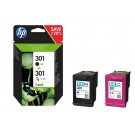 INKCARTRIDGE HP 301 N9J72AE ZWART KLEUR
