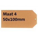 LABEL HF2 NR4 50X100MM KARTON 200GR GEEL