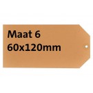 LABEL HF2 NR6 60X120MM KARTON 200GR CHAMOIS