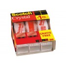 PLAKBAND 3M SCOTCH CRYSTAL 19MMX7.5M 2+1 GRATIS