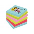 MEMOBLOK 3M POST-IT 654 SUPER STICKY 76X76MM MIAMI