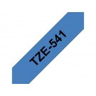 LABELTAPE BROTHER TZE-541 18MMX8M BLAUW/ZWART