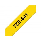LABELTAPE BROTHER TZE-641 18MMX8M GEEL/ZWART