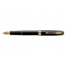 VULPEN PARKER SONNET BLACK LACQUER GT F