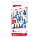 VILTSTIFT EDDING 4500 TEXTIEL ROND 2-3MM KOEL ASS