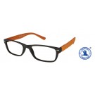 LEESBRIL +1.00 FEELING BRUIN-ORANJE