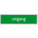 INFOBORD PICTOGRAM UITGANG 165X44MM