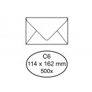 ENVELOP BANK 114X162MM 70GR WIT