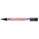 VILTSTIFT EDDING 8000 DIEPVRIES ROND 1MM ZWART