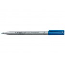 VILTSTIFT STAEDTLER OHP LUMO F 316 NON PERM BLAUW