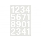 ETIKET HERMA 4170 GETAL 0-9 25MM WIT