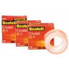 PLAKBAND 3M SCOTCH 600 19MMX10M CRYSTAL CLEAR