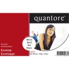 ENVELOP QUANTORE VISITEKRT 90X140 95GR WIT