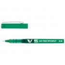 ROLLERPEN PILOT HI-TECPOINT BX-V5 0.3MM GROEN