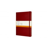 NOTITIEBOEK MOLESKINE XLARGE LIJN HC SCARLET ROOD