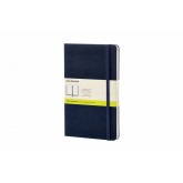 NOTITIEBOEK MOLESKINE LARGE BLANCO HC SAFFIER BLAUW