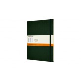 NOTITIEBOEK MOLESKINE XLARGE LIJN HC MYRTLE GREEN