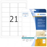 ETIKET HERMA 8670 A4 63.5X38.1MM TRSP MAT 525ST