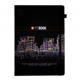 SCHETS-NOTITIEBOEK SAKURA A4 ZWART