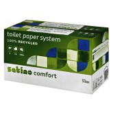 TOILETPAPIER SATINO COMFORT 2-LAAGS 100M DOPROLLEN 24STUKS