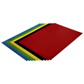 VLECHTSTROKENPAPIER FOLIA 35X50CM ASS