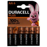 BATTERIJ DURACELL PLUS AA 6ST