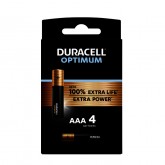 BATTERIJ DURACELL OPTIMUM AAA 4ST