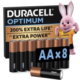BATTERIJ DURACELL OPTIMUM AA 8ST