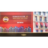 PASTELKRIJT KOH-I-NOOR TOISON 8516 ROND 48 ASSORTI