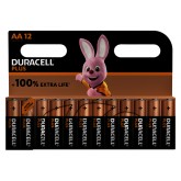 BATTERIJ DURACELL PLUS AA 12ST