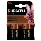 BATTERIJ DURACELL PLUS AA 4ST