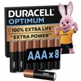 BATTERIJ DURACELL OPTIMUM AAA 8ST