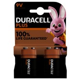 BATTERIJ DURACELL PLUS BLOK 9V 2ST