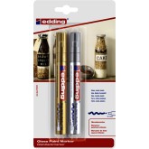 VILTSTIFT EDDING 750 LAK ROND 2-4MM GOUD/ZILVER