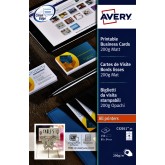 VISITEKAART AVERY C32011-10 85X54MM 100ST