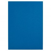 VOORBLAD GBC A4 LEDERLOOK MET VENSTER 250GR BLAUW