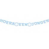 LETTERSLINGER HAZA HOERA EEN JONGEN BLAUW