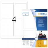 ETIKET HERMA 8882 90X120MM A4 GLOSSY WIT