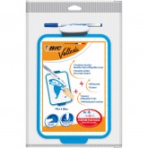 WHITEBOARD BIC VELLEDA 19X26CM + STIFT + WISSER