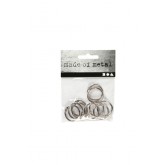 BOEKBINDERSRING 19MM ZILVER