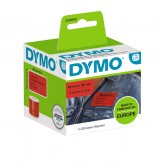 LABEL ETIKET DYMO 2133399 54MMX101MM 220STUKS ZWART/ROOD