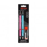 VULPOTLOOD ROTRING VISUCLICK 2B 0.5MM 2STUKS ASSORTI