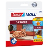 TOCHTSTRIP TESA MOLL 05393 D PROFIEL 9MMX6M BRUIN