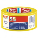 MARKERINGSTAPE TESA 60760 PVC 50MMX33M GEEL