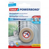 POWERBOND TESA 55743 MONTAGETAPE TRANSP 19MMX1,5M