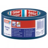 MARKERINGSTAPE TESA 60760 PVC 50MMX33M BLAUW