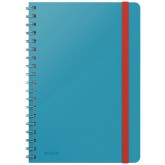 NOTITIEBOEK LEITZ COSY B5 GELIJND SPIRAAL BLAUW