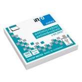 MEMOBLOK INFO NOTES 75X75MM HYGIENISCH ANTIMICROBIEEL WIT